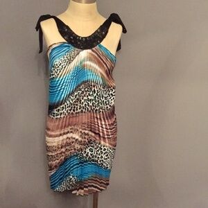 NWT Embellished Misopé Coverup Open Back S